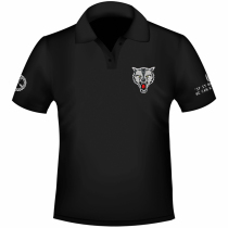 WHAMPOA Slim Fit perspiration breathable black embroidery Kill it as long as it bleeds-Wolf Warrior shirt