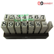 Japan SANBY Ming Dynasty 3B combination seal No. 0 digital combination 0-9 production batch number Digital splicing