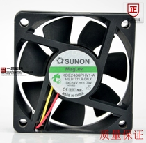 New original SUNON build quasi 6CM 6015 24V1 7W KDE2406PHV1-A 3-wire cooling fan