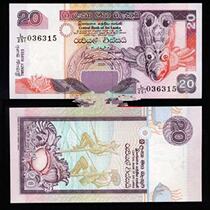 (Asia) Sri Lanka 20 rouble bird banknotes foreign coins