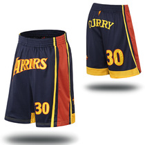 Spring and summer basketball pants fitness parade shorts mesh breathable embroidery five-point pants running sports training quick-dry pants