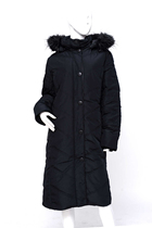 Ms. Cold-proof clothing cotton-padded clothes medium and thin long M-code special size foreign trade export original single Nordic big brand export sample