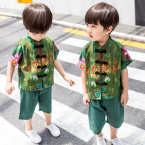 Boys National costume hanfu Chinese style summer 1-3 year old 8 children children costume nan tong zhuang boy baby Summer