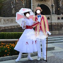 Happy full room cosplay evening party costume stage costume Bert costume Nanny performance skirt