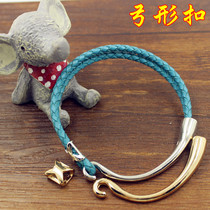 DIY Ornament Accessories Zhoujia Leather Rope Buckle Hand Chain Buckle Hook Buttoned Male Lady Handchain Buckle