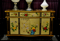Gold foil furniture classical furniture Ming and Qing furniture furniture furniture hall basalt cabinet TV cabinet severance cabinet