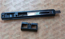 Broken bridge aluminum door and window latch Upper and lower latch Aluminum alloy plastic steel door and window latch Dark latch Heaven and earth latch