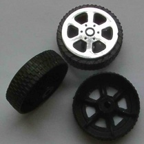 Hands-on toy DIY technology small production-miniature wheel toy small tire outer diameter 20mm plastic wheel