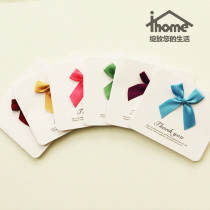 Greeting Card Mini Gift Card Gift Korean Creative New Year Birthday Business Love Thanks Universal Card Bow