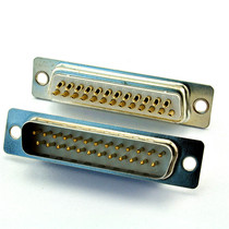 DB25 pin parallel port male female head two row 25 plug plastic metal shell parallel connector