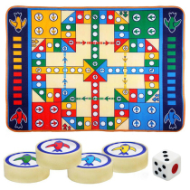 Children's carpet flying chess folding portable aircraft chess climbing mat game chess puzzle children baby toys