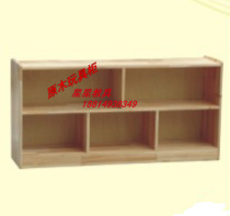 Kindergarten supplies wooden childrens toy rack toy cabinet storage rack storage rack log toy cabinet