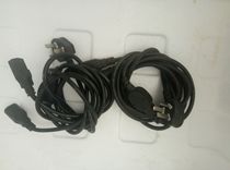 One point two power cord one drag two pure copper thick wire type computer desktop case LCD display national marking line