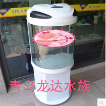 Japanese-born miniMoon-550 arc cylinder semicircular aquarium aquarium fish tank diameter 55cm with filter lamp