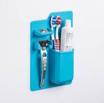 Toothbrush rack new hot sale razor convenient place toilet wall-mounted storage washing table without punching