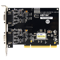 Yutai UT-712 serial card PCI turn 2 port RS-485422 expansion card with photoelectric isolation