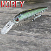 NOEBY Nobby trolling Minor Luya bait 180mm 98g deep dive 7m-9m big green needle mackerel smoke