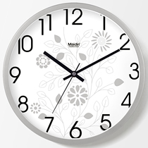Medin metal fashion wall clock clock clock living room creative modern large quartz clock mute wall table B184
