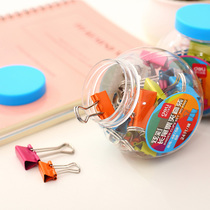 Deli color ticket holder 19 25 32mm color candy jar dovetail clip colorful color mixed size ticket holder