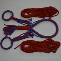 KOW Muay Thai arm hoop head ring hand rope five-piece set of premium 9-strand combed cotton rope Thai craft Mongong Eight rings jewelry