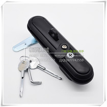 Cross copper core with dust-proof waterproof closed locking cover anti-theft lock MS864 with padlock function electric box cabinet door lock