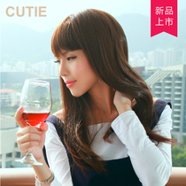 New products Prettiness wig Women dye long straight hair wig set Womens long hair wig Qi bangs fluffy repair face