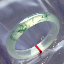 Ice jade bracelet Burmese jade bracelet womens new product with certificate floating flower glass seed green water moist bracelet