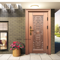 Spot Class A door anti-theft door imitation copper door single door child mother door entry door security door villa door can be customized