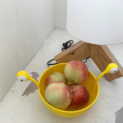 BY modern home creative cartoon plastic filter drain basket wash vegetable water u fruit basin household artifact