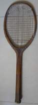 Old wooden tennis racket collection Old tennis racket