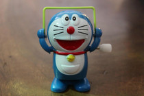 Clockwork robot cat jump rope Doraemon Jingle cat 80 post 90 post childhood nostalgia toy June 1 Childrens Day