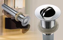 Full copper bounce basin water drain flap basin basin basin basin basin accessories with overflow hole