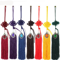 diy handmade choreography in-car Ornament Pendant China Knot Seven Kinds Of Flow Suline Scion Car Hanging Ear Ornament Bag Hang