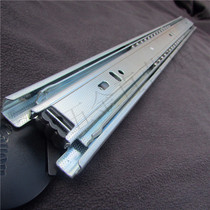 42mm width wardrobe drawer special track groove 3 fold 2 fold slide rail steel ball silent factory direct export products