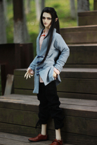 BJD baby clothes Uncle 3 points Chinese style casual suit summer autumn model (light)