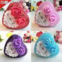 Creative candy box iron box tinplate iron box candy box DIY wedding gift box sugar box heart shape