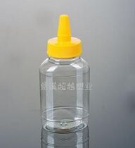 500g tip honey bottle Oval honeycomb plastic bottle (A41)