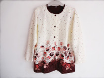 Day single new womens spring and autumn fashion charm air layer long sleeve home clothes top pajamas set single top