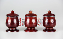 Haixin Buddha holy water cup for the cup Mahogany color rosewood stainless steel liner water purification cup Water cup