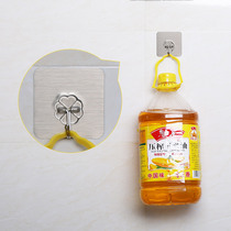 Strong adhesive hook white gray and white wall household hook adhesive hook strong load-bearing can not pull off the hook Wall