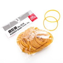 Deri office supplies 3218 rubber band rubber ring floating rubber ring rubber band cowhide band 30g circle type