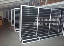 High-density outlet groove plate black atmospheric beautiful groove plate display rack pit plate groove plate display cabinet