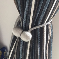 Modern minimalist curtain strap with no punch adhesive hook wall hook curtain rope strap for living room bedroom creative curtain buckle