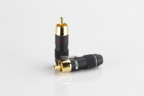 Original imported American DH LABS Silversonic RCA-2 Audiophile Lotus plug