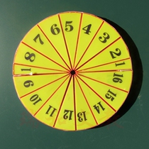 Primary school math teaching aids 16 such as round area demonstrator Magnetic small stick round teachers are deduced with round area