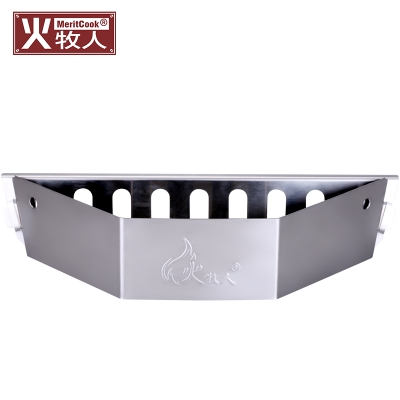 Stewed barbecue charcoal charcoal smoked partition box charcoal oven basket carbon stainless steel Sheng accessory box tool furnace