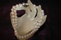 Old export natural crystal necklace in the 60s