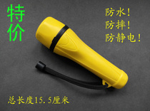  Strong light 828 rubber outdoor waterproof anti-drop anti-static LED plastic underwater household flashlight