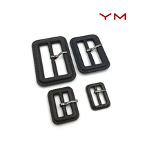 Faux leather three-stop clasp plastic belt decorative buckle fastenings flap shoulder strap strap adjustable buckle