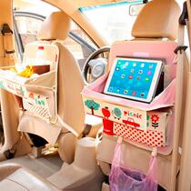 Korean version of folding table version of child car seat back storage bag rack baby diaper bottle products finishing rack